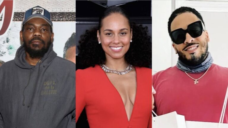 Alicia Keys sort Beanie Sigel et Peedi Crakk lors de l&rsquo;arrêt de la tournée de Philadelphie