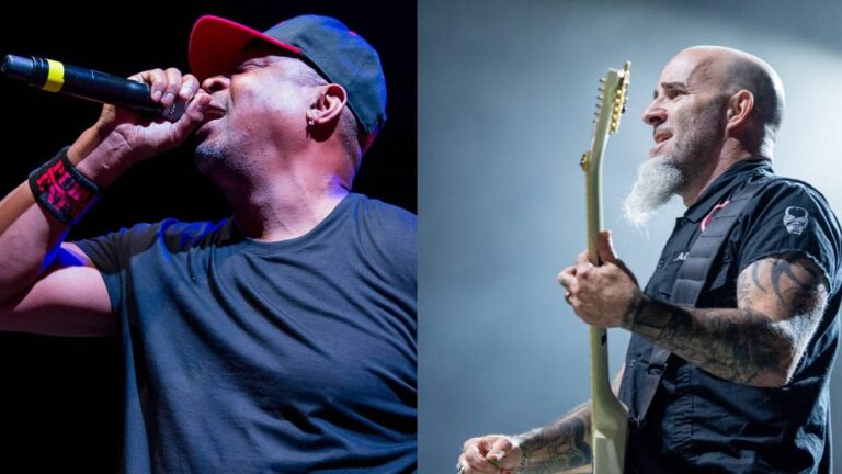 Chuck D de Public Enemy fait une apparition surprise au Anthrax Show à Brooklyn