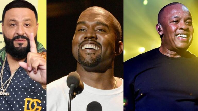 DJ Khaled partage une vidéo des coulisses du Dr Dre + Kanye West travaillant sur « Utiliser cet évangile »