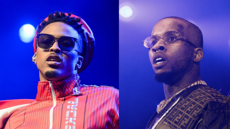 August Alsina publie des photos ensanglantées de l&rsquo;agression présumée de Tory Lanez: « Un lutin m&rsquo;a couru dessus »