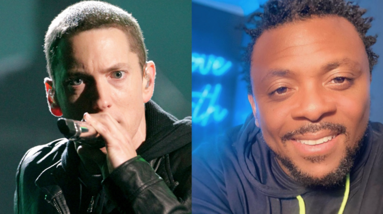 Eminem et Mr. Porter remontent le temps pour refaire une pochette de rap classique