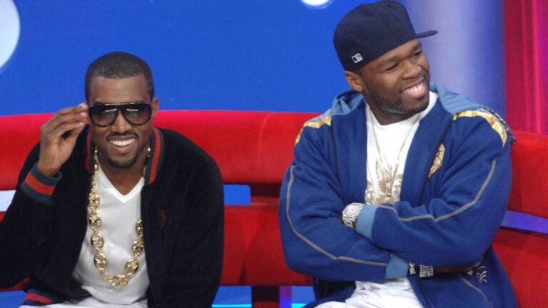 Kanye West appelle 50 cents sur le post de la diarrhée de Kim Kardashian