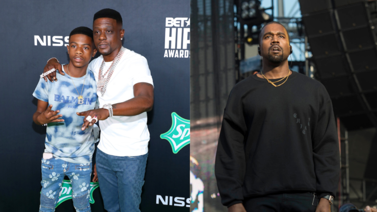 Le fils de Boosie brûle ses diapositives Yeezy après que vous ayez traité son père de « nerd ass »