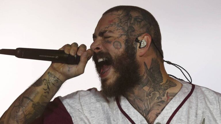 Post Malone obtient un nouveau tatouage facial dédié à sa fille