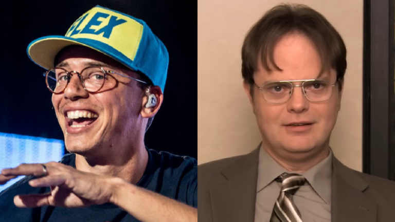 Logic cuisine en studio avec l&rsquo;acteur Rainn Wilson alias Dwight de « The Office »
