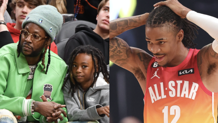 2 Chainz accroche le maillot NBA All-Star Game de Ja Morant pour son fils Halo