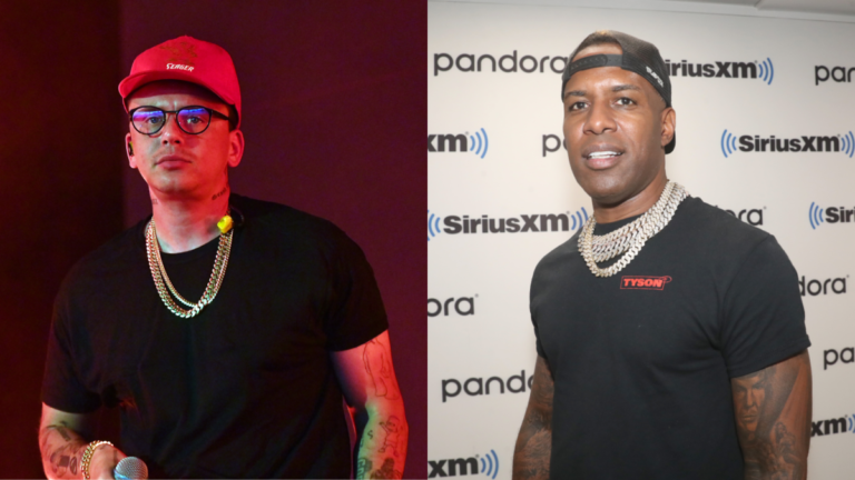 DJ Whoo Kid & Logic montrent des tatouages ​​​​assortis Taylor Gang