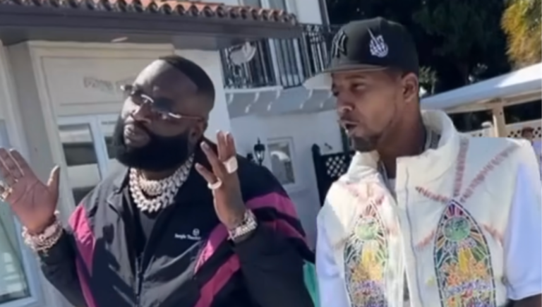 Juelz Santana et Rick Ross tournent une vidéo au bord de la piscine pour une nouvelle chanson