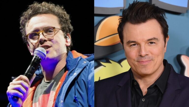 Logic applaudit « Rap Energy » de Seth MacFarlane dans le clip de « College Park »