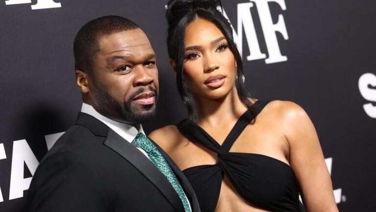 50 Cent fait bouger la langue alors que sa petite amie taquine une bombe relationnelle