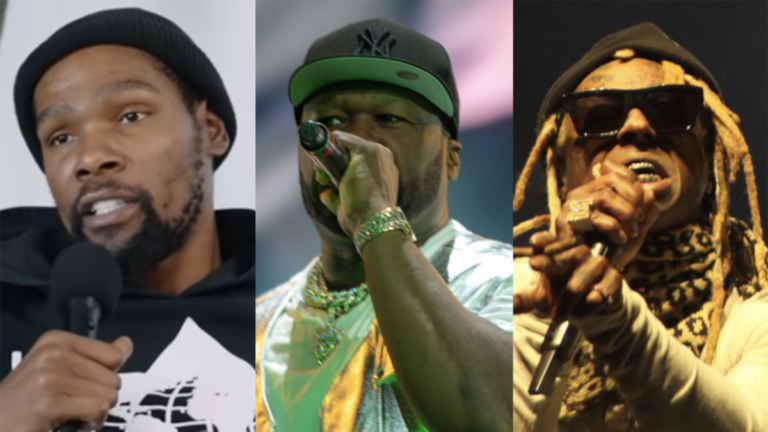 Kevin Durant se range du côté de 50 Cent dans le débat de Lil Wayne Verzuz : « C&rsquo;est toujours un monstre »