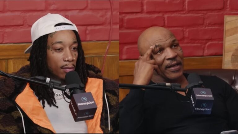 Wiz Khalifa surprend Mike Tyson en train de glisser alors qu&rsquo;il s&rsquo;étouffe en faisant des Kush-Ups