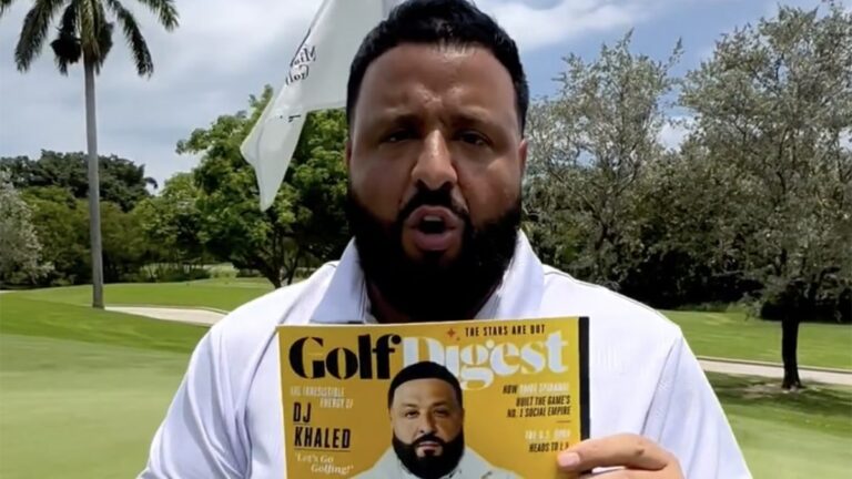 DJ Khaled célèbre « Dream Come True » en tant que star de la couverture de « Golf Digest »