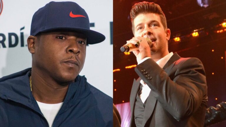 Jadakiss rejoint Robin Thicke sur le remix « Quand je te reçois seul » de 2002