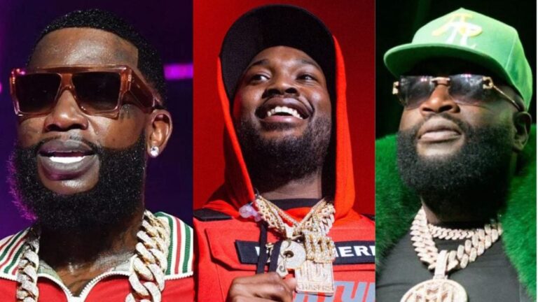 Gucci Mane et Meek Mill se produisent au Drama Free Rick Ross Car Show