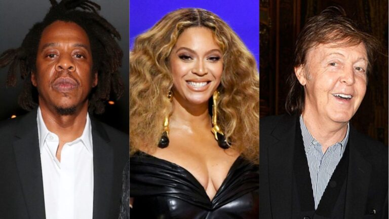 JAY-Z et Paul McCartney portent un toast à Beyoncé lors d&rsquo;une étape de la tournée Renaissance
