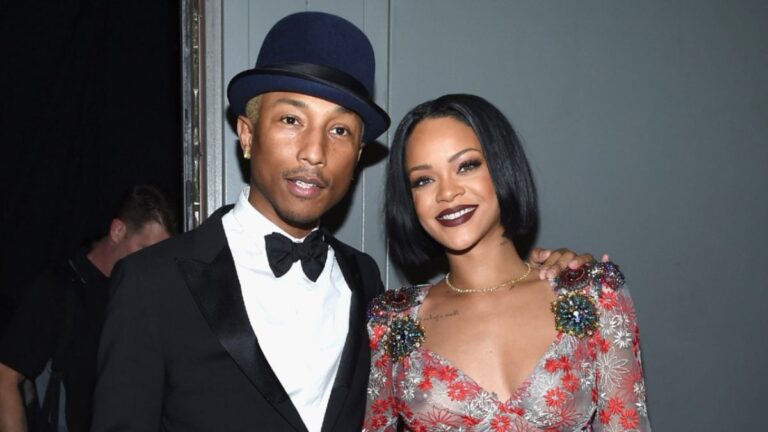 La collection Louis Vuitton de Rihanna et Baby Bump Model Pharrell dans une nouvelle publicité