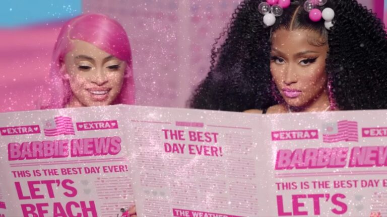 Nicki Minaj et Ice Spice peignent la ville en rose dans la vidéo « Barbie World »