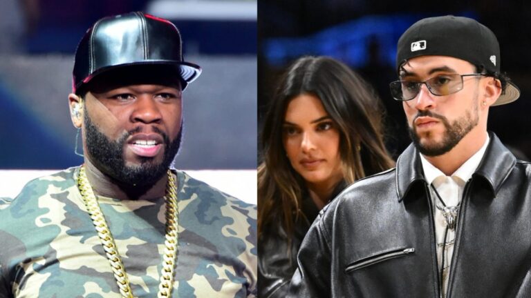 50 Cent s&rsquo;en va sur Live Nation sur Bad Bunny & Kendall Jenner Concert Slip-Up