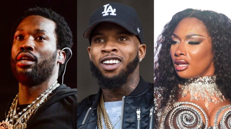 Meek Mill critiqué pour son côté avec Tory Lanez malgré le tir de l&rsquo;étalon de Megan Thee