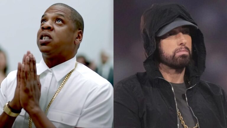 JAY-Z est rôti à l&rsquo;occasion de l&rsquo;anniversaire de « Blueprint » après qu&rsquo;Eminem l&rsquo;ait « lavé » sur « Renegade »