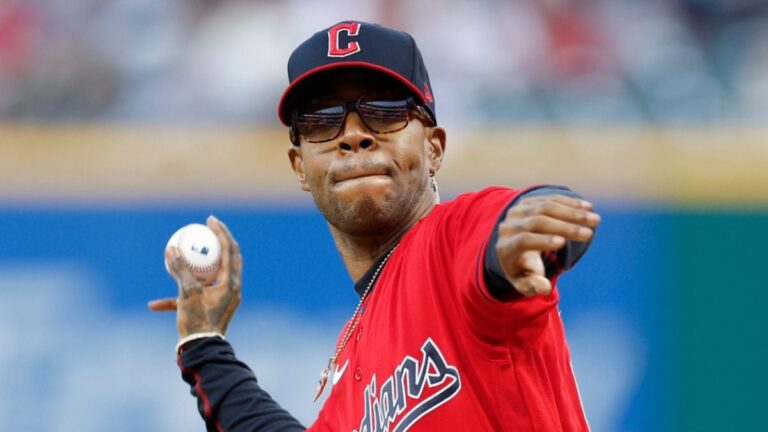 Kid Cudi Flubs premier lancer au match des Cleveland Guardians : « IDK, ce qui s&rsquo;est passé là-bas »