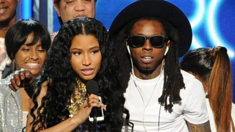Lil Wayne reçoit ses fleurs de Nicki Minaj alors qu&rsquo;il remporte le BMI Icon Award