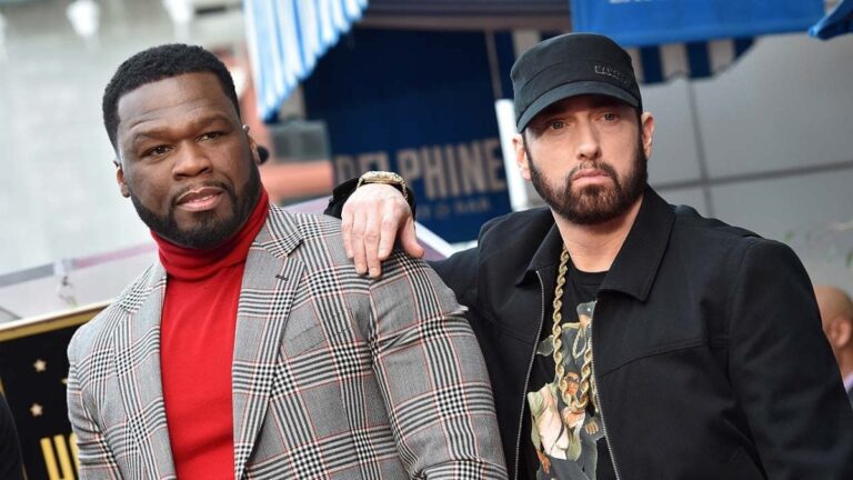 50 Cent célèbre le 51e anniversaire de la « légende vivante » Eminem avec des photos de retour