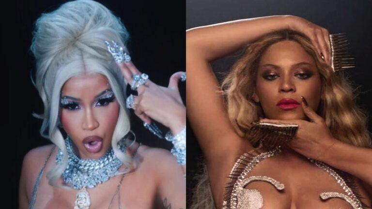 Cardi B participe au Mute Challenge lors du dernier show de Beyoncé