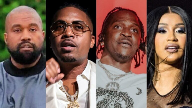 Kanye West s&rsquo;en prend à Nas, Pusha T et Cardi B dans un documentaire divulgué