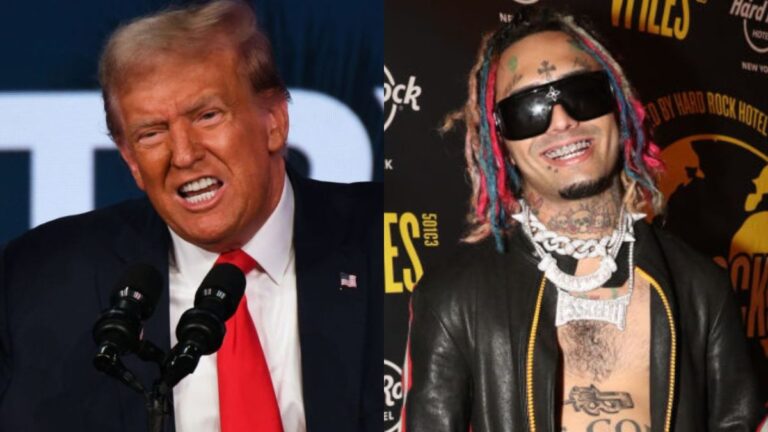 Lil Pump félicité par Donald Trump pour être l&rsquo;un de ses « rares » partisans du rappeur
