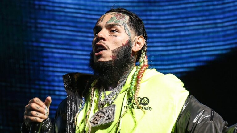 6ix9ine partage une vidéo de sa petite amie le menaçant avec un couteau après des allégations d&rsquo;agression