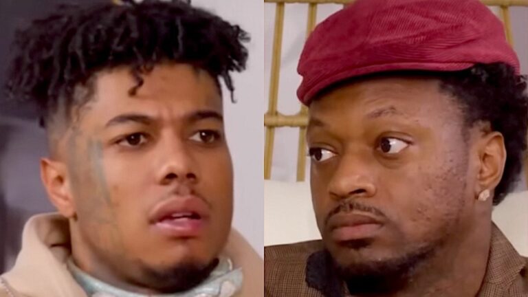 Blueface quitte l&rsquo;interview amusante de Marco après que le comédien ait omis de nommer 3 de ses chansons