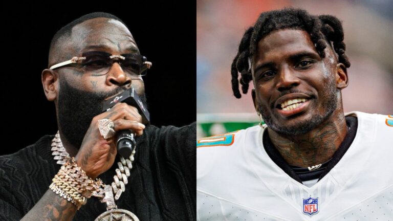 Rick Ross rapporte en direct l&rsquo;incendie de la maison de la star de la NFL Tyreek Hill : « C&rsquo;est juste de l&rsquo;autre côté de la rue »