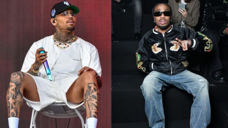 Chris Brown ravive la querelle de Quavo après une rencontre gênante lors d&rsquo;un défilé de mode