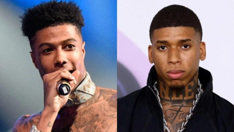 Blueface dit que NLE Choppa essaie de se retirer du match de boxe