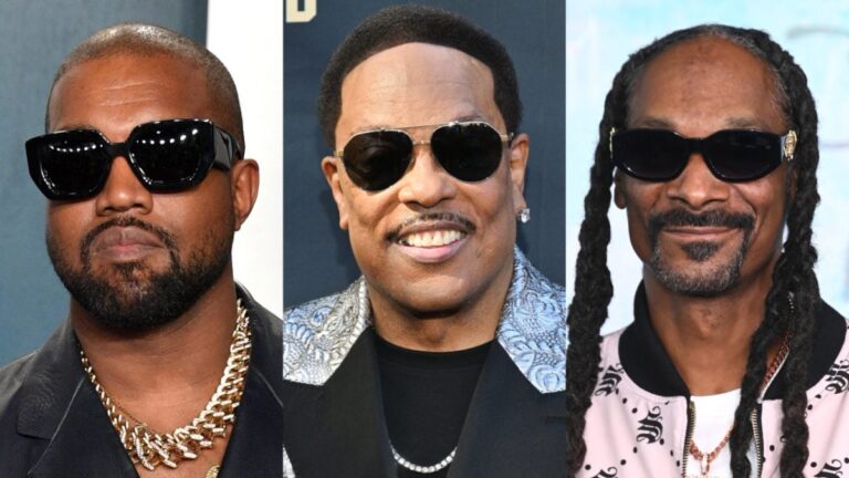 Kanye West, Snoop Dogg et d&rsquo;autres montrent leur amour à Charlie Wilson lors du dévoilement d&rsquo;une star hollywoodienne