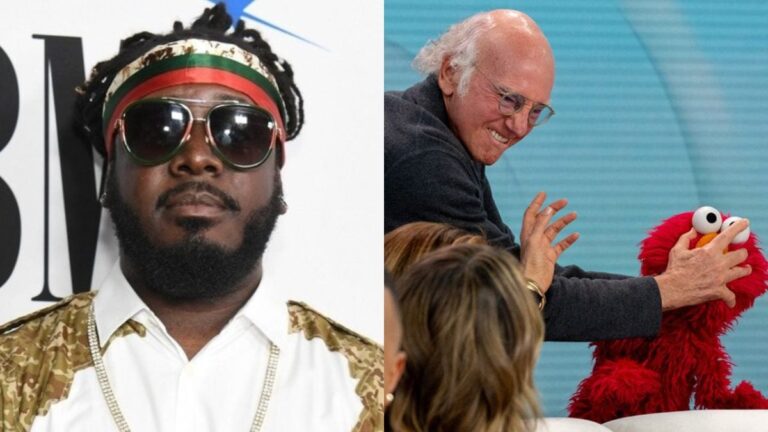 T-Pain prêt à combattre Larry David pour « l&rsquo;agression » d&rsquo;Elmo : « Dites le mot »