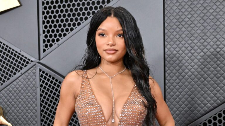 Halle Bailey étonne ses fans avec son corps post-bébé aux Grammys : « Elle a l&rsquo;air bien ! »