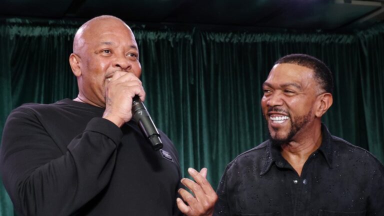 Le Dr Dre offre ses fleurs à Timbaland : « l'une de mes principales inspirations »
