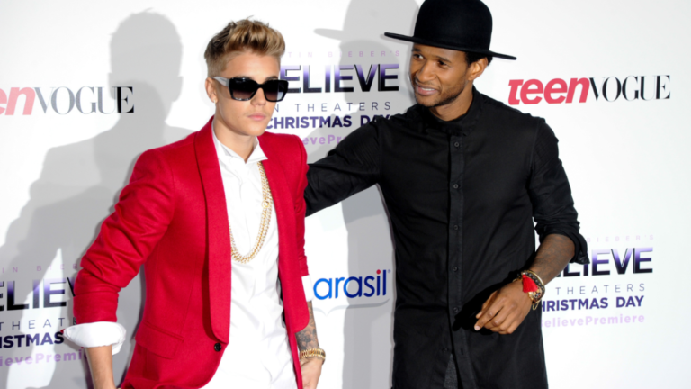 Usher parle de l&rsquo;absence de Justin Bieber à la mi-temps du Super Bowl