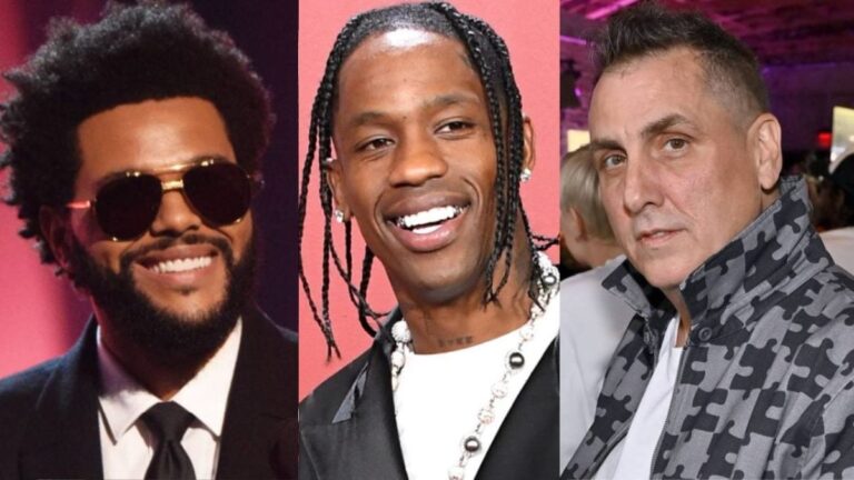 Travis Scott et The Weeknd sortent pour le concert de Mike Dean à Los Angeles