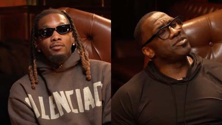Offset dit à Shannon Sharpe qu'il est « trop grand » pour porter des pantalons serrés