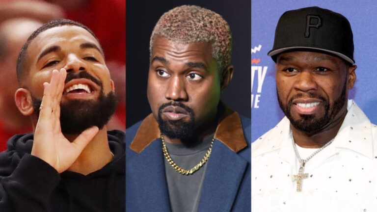 Drake répond de manière hilarante aux dissensions de Kanye West avec l'aide de 50 Cent