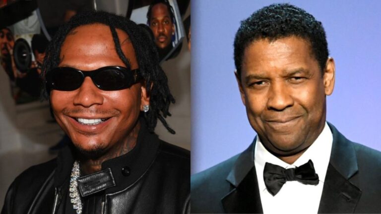 Moneybagg Yo partage une photo de sa rencontre avec Denzel Washington : « I Let Em Rock Da AP »