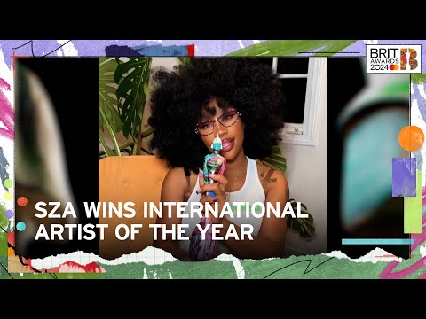 Vidéo Youtube - SZA remporte le titre de « Meilleur artiste international » aux Brit Awards contre Taylor Swift