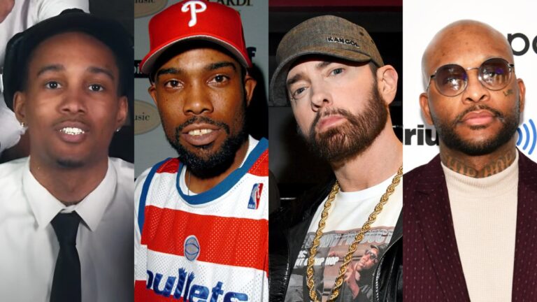 Le fils de Proof recrée le moment classique de style libre d'Eminem dans la vidéo « Goated » avec Royce Da 5'9&Prime;