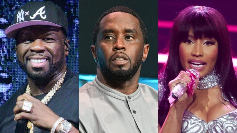 50 Cent prend plus de photos de Diddy et de son ex Daphne Joy lors du show de Nicki Minaj à New York