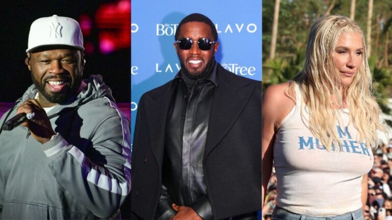 50 Cent se moque de Diddy après avoir attrapé Stray de Kesha à Coachella