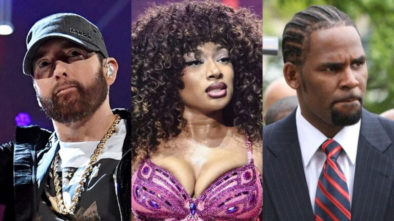 Eminem frappe Megan Thee Stallion et R. Kelly sur le nouveau single fantaisiste « Houdini »